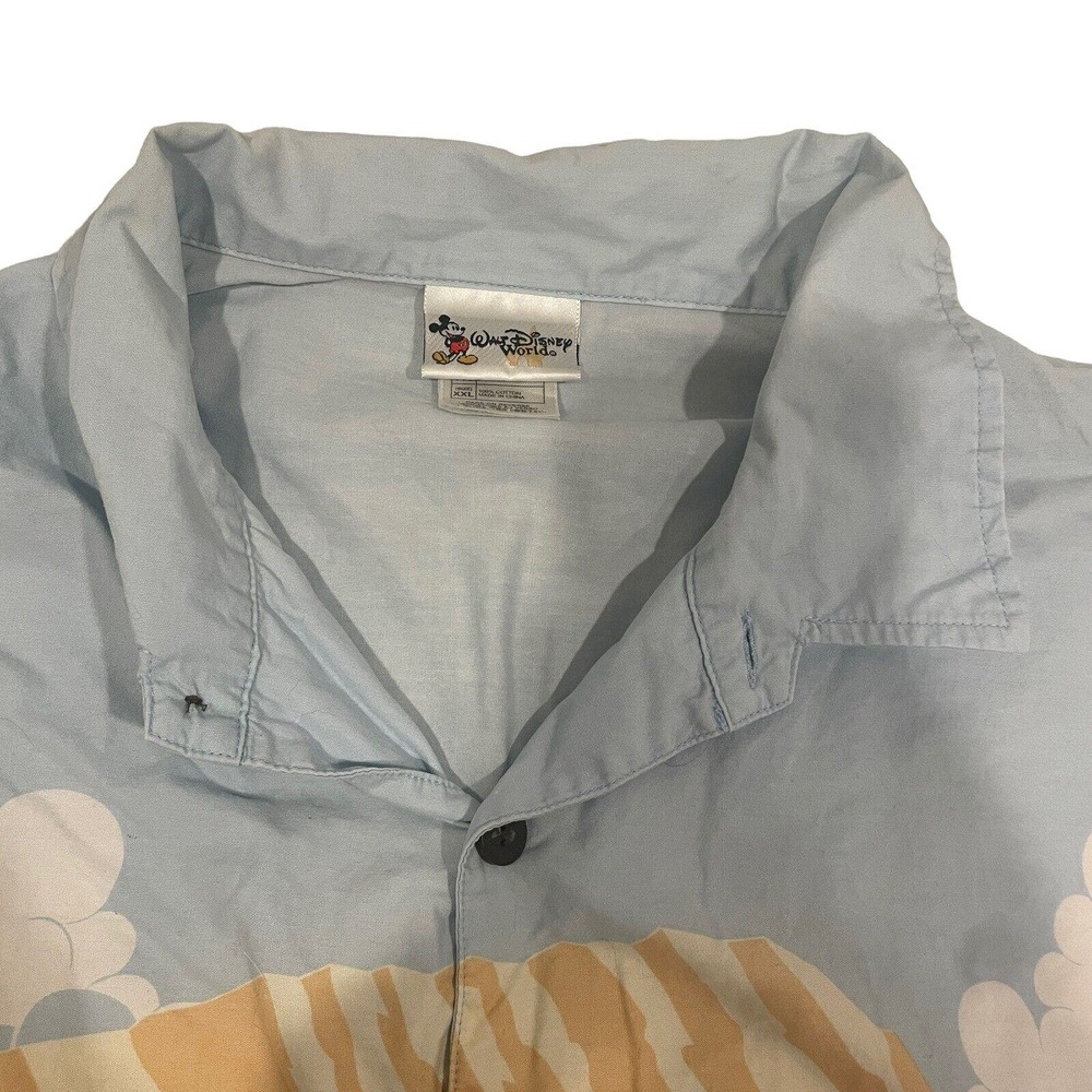 Walt Disney World XXL Vintage Hawaiian All Over Print Short Sleeve Button Down - Picture 3 of 10